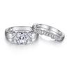 Tong Lin Anel de Prata Transfronteiriço Europeu e Americano Moda Conjunto Feminino Anel 925 Sterling Silver Ring personalizado Zircon Simulação Diamond Ring