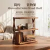 Prateleira de Armazenamento para Mesa, Prateleira de Armazenamento e Organização em Múltiplas Camadas, Estante de Livros para Mesa Doméstica, Pequena Prateleira Simples para Exibição de Xícaras de Chá na Bancada