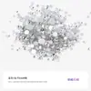 Acessórios para Unhas, Pedras Strass Mistas Embaladas, Pedras Strass de Vidro para Unhas com Fundo Plano, Pedras Strass AB, Adesivos para Unhas, 1440 Peças