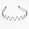 Diadema deportiva de acero antideslizante con múltiples ondas para el lavado facial, estilo coreano, unisex, accesorios para el cabello