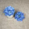 Flor de Peonía Luna Nueva Simulación 10CM Flor de Pasador Estilo Antiguo DIY Decoración de Arco de Boda Accesorio de Fotografía Decoración del Hogar Flor