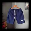 Shorts de Verão de Algodão e Linho Masculinos Tamanho Plus Grande Estilo Japonês Soltos Comprimento Médio para Pessoas Gordinhas Calças Casuais Finas de Praia