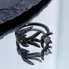 Anillo de Halloween Transfronterizo Araña Cuervo Fantasma Calabaza Hueso Fantasma Anillo Personalizado Oscuro Nicho Punk para Mujeres