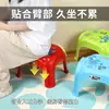 Taburete Pequeño para el Hogar, Resistente y Duradero, Taburete Bajo Compacto, Taburete Redondo Pequeño, Taburete de Plástico, Taburete Redondo Engrosado