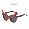 Gafas de sol de dibujos animados para niños gafas de sol anti UV moda lindas silicona fábrica al por mayor gafas polarizadas gafas de sol