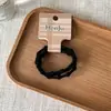Paquete de 3 Gomas para el Cabello de Bambú Estilo Nuevo 2025 Banda Elástica Coleta Alta Elasticidad y Duradera Diadema Accesorios para el Cabello para Mujeres