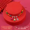 Festival del Bote del Dragón cuerda multicolor bolsitas tejidas a mano bordado en cuerda bolsitas de tigre colgante de zongzi de amor pulsera Nafu