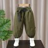 Pantalones Casuales para Niños Primavera y Otoño 2025 Nuevo Estilo Pantalones Sencillos para Niñitos Pantalones Modernos de Estilo Urbano para Niños