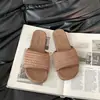 Sandalias tejidas caladas de fondo plano sin cordones para mujer, calzado de verano para exteriores, nuevas sandalias bohemias de viaje de vacaciones 2026 para mujer