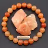 Pulsera Popular Transfronteriza Temu Xiyin Tk con Cuentas Hecha de Aventurina Verde Ojo de Tigre Pulsera Elástica Hecha a Mano