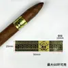Anilla de puro hot stamping logo dorado banda del pie del puro subetiqueta anti-agrietamiento fijación banda del puro pegatina fija soporte de impresión cinta de doble cara