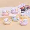 Lindo Estéreo Bañándose Miau Dibujos Animados Hecho a Mano DIY Accesorios de Joyería Pegamento Crema Resina Pequeños Accesorios Materiales Venta al por Mayor