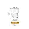 Copo Octogonal Taça de Vinho Plástico Resistente a Quedas Bar Cerveja Copo de Whisky Copo para Bebida Copo de Acrílico Vidro de Imitação