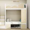 Literas personalizadas de acero y hierro forjado para dormitorios escolares, camas para apartamentos de dormitorios estudiantiles, camas combinadas de hierro forjado para espacios pequeños