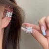 Super Fada Elegante Super Brilhante Diamante Estrela Clipe de Orelha Exquisito Senso de Alta Qualidade Brincos Celebridade da Internet Brincos Nicho de Luxo Leve Versátil