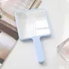 Espelho de Maquiagem Mini Portátil, Espelho de Mão, Formato Quadrado, Espelho de Maquiagem de Mesa para Meninas de Dormitório Estudantil, Espelho Pequeno