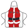 Delantal de Navidad Transfronterizo Nuevo Impermeable y a Prueba de Aceite Regalo de Navidad Delantal Decorativo Creativo Divertido A partir de Una Pieza