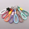 Cordão para Garrafa de Água Colorido de Malha Fofa, Cordão Anti-Perda para Celular, Pingente de Chaveiro, Brinquedo de Cordão Criativo, Cordão Pequeno