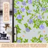 Película de Vidrio con Patrón Impreso a Color al por Mayor para Ventanas de Baño, Película Anti-Mirada para Puertas de Baño, Película de Privacidad
