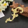 Pieza de Hierro con Forma de Flor Forma de Oreja Borde con Patrón Simétrico Flor Pieza Yi Ge Material para Pasador de Pelo DIY