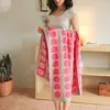 Juego de Toallas de Baño Hecho de Algodón Puro, Toalla de Baño Grande con Jacquard de Flor de Lirio, Algodón Peinado, Juego de Toallas de Algodón Puro para Uso Doméstico, Absorción Rápida de Agua para Lavar la Cara y el Baño