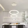 Nuevo Lámpara Colgante de Restaurante de Una Palabra Protectora de Ojos Espectro Completo Normcore Lámpara de Mesa para Barra de Luna Lámpara Colgante Simple Escandinava para Comedor