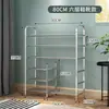 Zapatero de Acero Inoxidable Multicapa Simple Zapatero Almacenamiento Gabinete de Zapatos Interior Dormitorio Puerta Hogar Bonito Económico