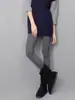 Leggings de yoga forradas com fleece para outono e inverno, calças justas quentes, calças skinny elásticas de cintura alta slim-fit, calças compridas modeladoras para mulheres