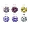 Novos Diamantes Coloridos Redondos com Fundo Pontiagudo Nove Corações Uma Flor, Pedras Preciosas Wuzhou, Pedras Soltas para Cravação no Atacado