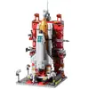 Juguetes de Bloques de Construcción de Partículas Pequeñas Modelo de Cohete Espacial Avión Bloques de Construcción de Ensamblaje para Niños Juguetes Infantiles Regalos Venta al por Mayor