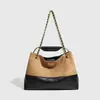 Bolsa Tote Grande Acolchoada Estilo Retrô de Alta Qualidade com Corrente para Mulheres 2025 Nova Bolsa de Ombro Estilo Pequeno Perfume para o Dia a Dia Tendência
