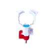 Dispensador de Agua Tipo Taza Integrado Desmontable con Bola de Acero, Bebedero Automático para Pollos Tipo Chupon de Enganche Dispositivo Ahorrador de Agua Totalmente Automático