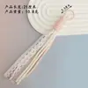 Nuevo Colgante de Bolso de Encaje Miu Lanyard de Teléfono Dopamina Llavero de Encaje Adorno Tejido Colorido DIY