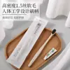 Hotel conhecido usa escovas de dente descartáveis com cerdas macias e pasta de dente, kits de higiene pessoal não tecidos para pousadas e hospedarias, atacado para hotelaria