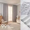 Cortinas blackout com revestimento, padrão floral, design perfurado, dropshipping transfronteiriço e serviços de etiquetagem, best-sellers da Amazon SHEIN
