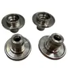 Base de tuerca de posicionamiento para equipo de instrumentación, piezas no estándar, mecanizado de precisión CNC, rosca interna, base de paso de brida, fabricante