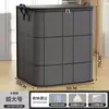 Saco de armazenamento de edredom com compartimento grande transfronteiriço, organizador de armazenamento à prova de poeira dobrável de capacidade extra grande para roupas e roupas de cama