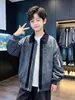 Chaqueta de Retazos para Niños Primavera y Otoño 2026 Nueva Chaqueta de Otoño para Niños Estilo Delgado para Niños Mayores, Elegante y a la Moda