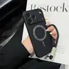 Estojo de Celular Magnético Aplicável iPhone17promax Textura de Couro High-End Fashionável Apple 16Pro Portátil 15/14 Rígido