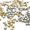 Atacado de Ponto Fivelas Cobertas com Pérolas Cruzadas Botões de Roupa Costurados à Mão Fivelas Decorativas de Pérola para Bonecas de Pano Acessórios de Joias DIY