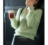 Suéter Base Dopamina Casual de Lã para Outono de 2026, Mohair Ultrafino, Leve, Suéter de Tricô Emagrecedor para Mulheres
