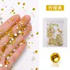 Decorações para Nail Art 1440 Strass de Fundo Plano Strass para Unhas que Não Caem Strass Redondos Super Brilhantes Strass Transparentes Grandes em Formato de Leque