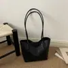 Bolsa Retrô Feminina Bolsas 2026 Outono Nova Bolsa Tote Tecida Bolsa Casual para o Dia a Dia Bolsa de Ombro Única Artística