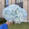 Flor Artificial de Hortensia No Tejida de 5 Piezas Accesorios de Boda Base Decoración Flor Falsa Venta al por Mayor