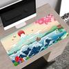 Mouse Pad Sakura Alargado Almofada de Mesa de Computador Espessada Estilo Chinês Borda com Travamento Tendência Nacional Escritório Almofada Grande para Teclado Almofada para Escrita