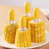 Tenedor para Maíz con Aislamiento Térmico y Características Antiescaldado, Estilo Caricatura Creativo, Herramienta Doméstica para Comer Maíz, Tenedor para Frutas, Brocheta para Barbacoa