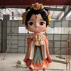 Esculturas de Desenho Animado Personalizadas em Fibra de Vidro, Figuras de Espuma para Vitrines, Decorações de Mascotes Iluminadas Grandes para Exterior