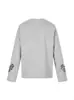 Camiseta de manga larga con estampado creativo estilo retro americano de alta costura para hombres y mujeres, top casual holgado y versátil para otoño de 2026
