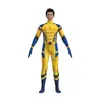 Traje de Cosplay de Hombre Lobo Wolverine para Niños de Halloween Musculoso Vengadores Anime Disfraz para Actuación