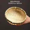 Mini cesta tejida de bambú, cesta de frutas tejida artesanalmente creativa, cesta de almacenamiento para el hogar, pala para verduras, cesta para lavar arroz